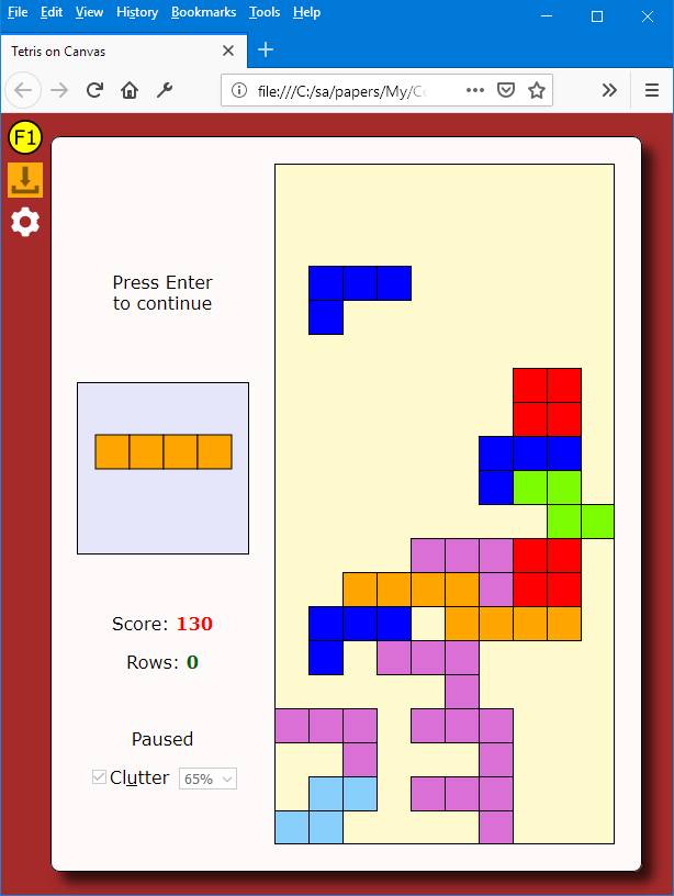 Html Tetris
